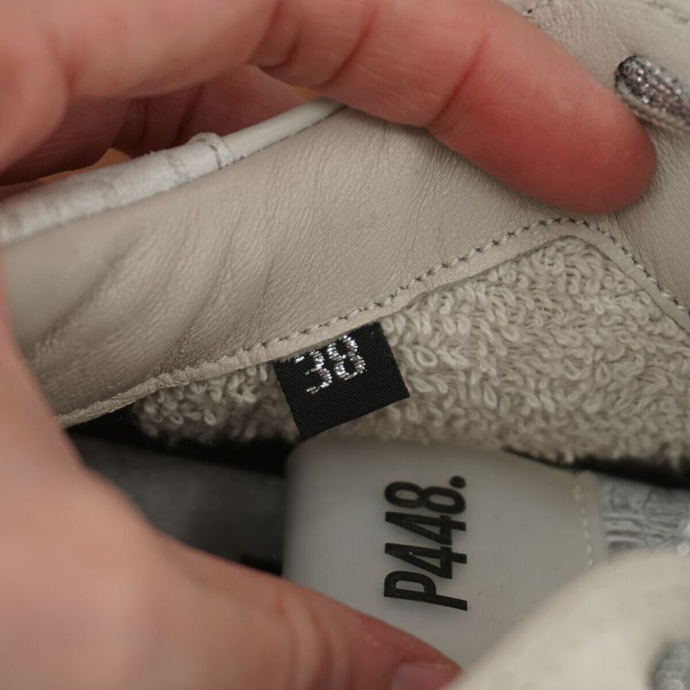 P448 White Sneakers Leather Minimalist Design - Picture 7 of 10